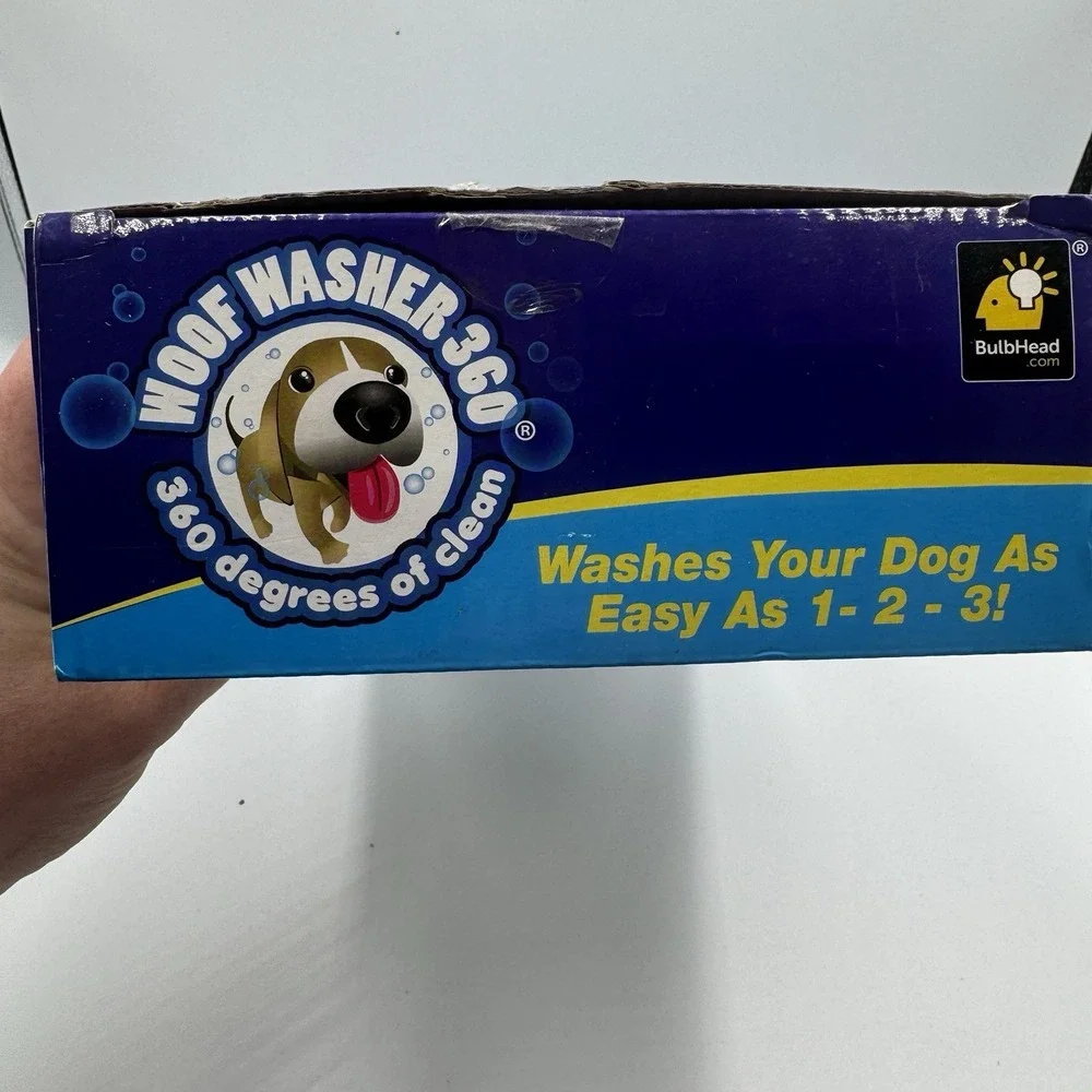 Woof Washer 360 Adjustable Dog Washing Hose Sprayer Open Box Bulbhead